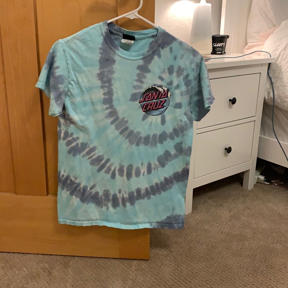 santa cruz tie dye t shirt